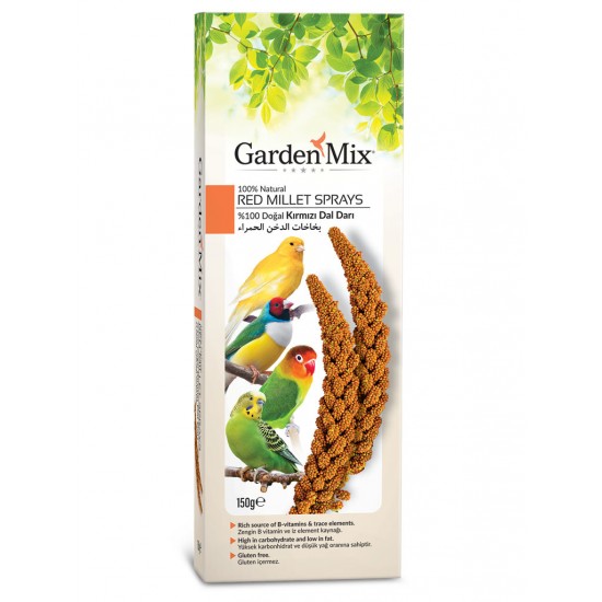 Gardenmix Platin Kırmızı Dal Darı 150 gr