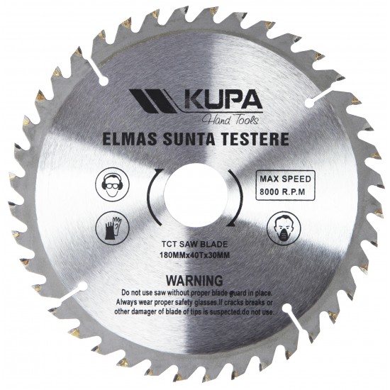 KUPA SUNTA KESME TESTERESİ 230 mm x 40T x 30,00 mm