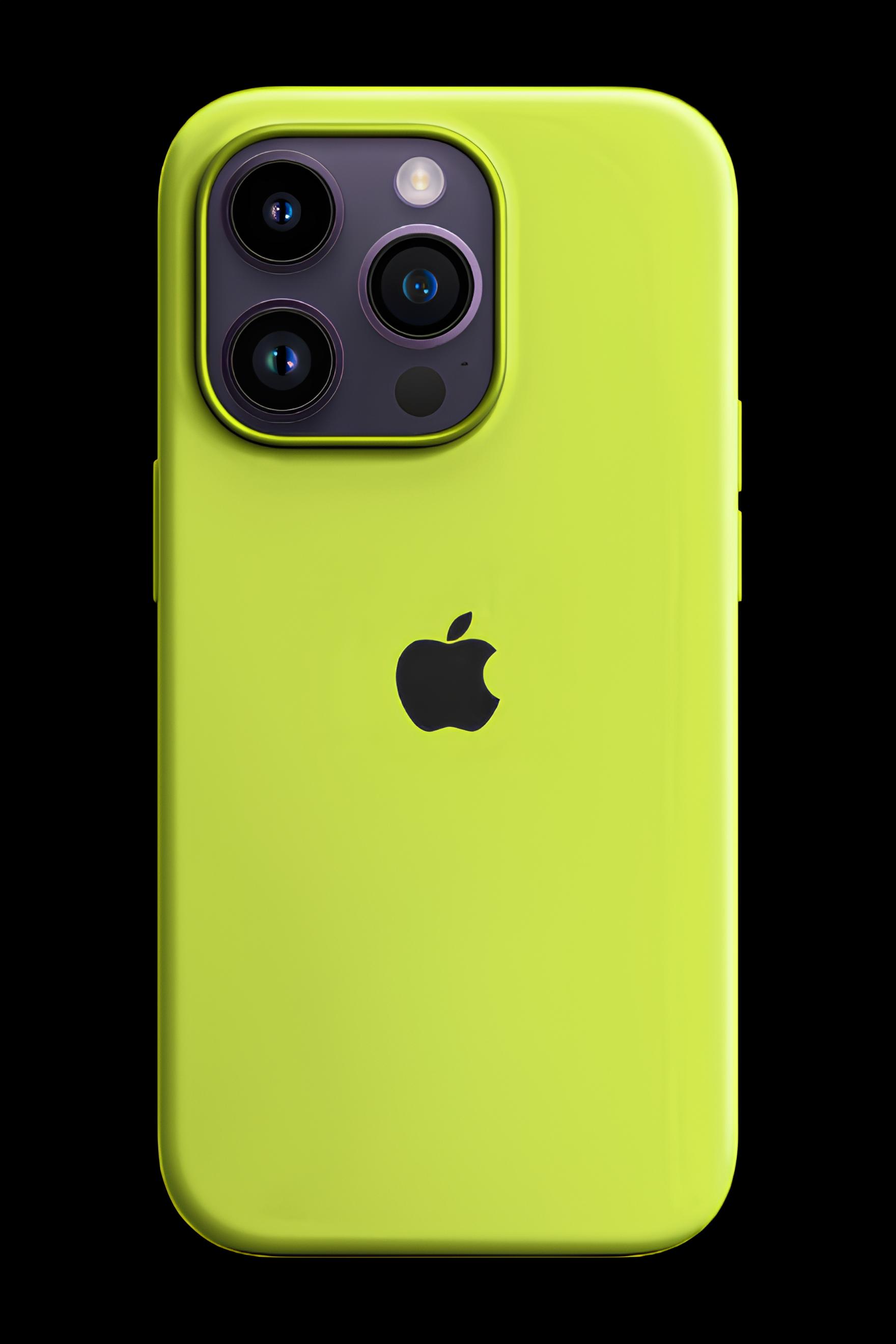 Apple Damgalı Düz Renk Kılıf