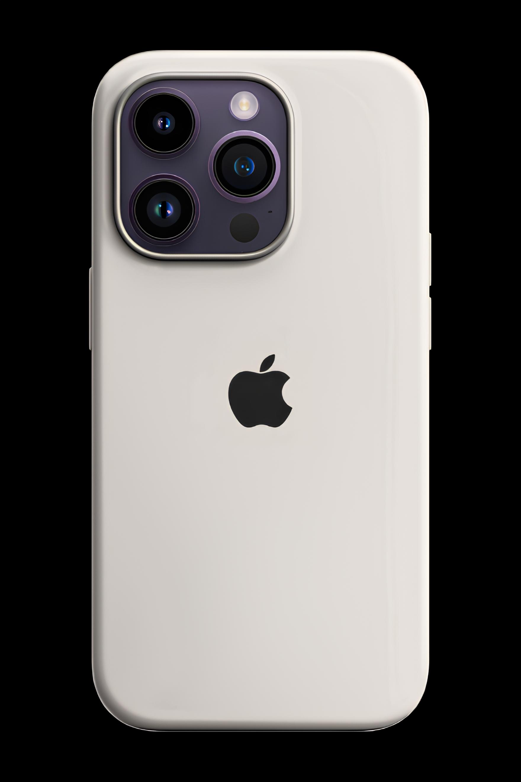 Apple Damgalı Düz Renk Kılıf