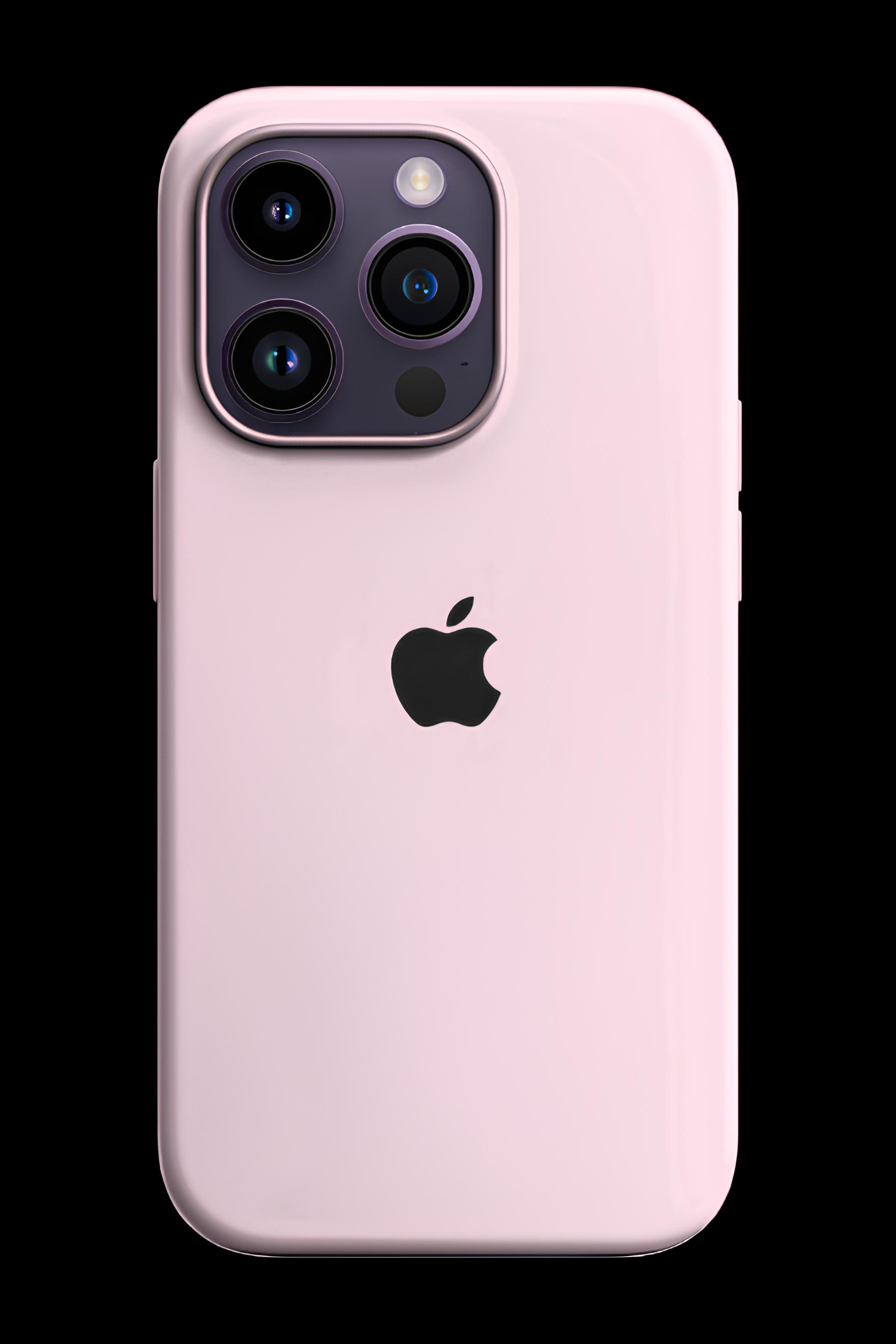 Apple Damgalı Düz Renk Kılıf