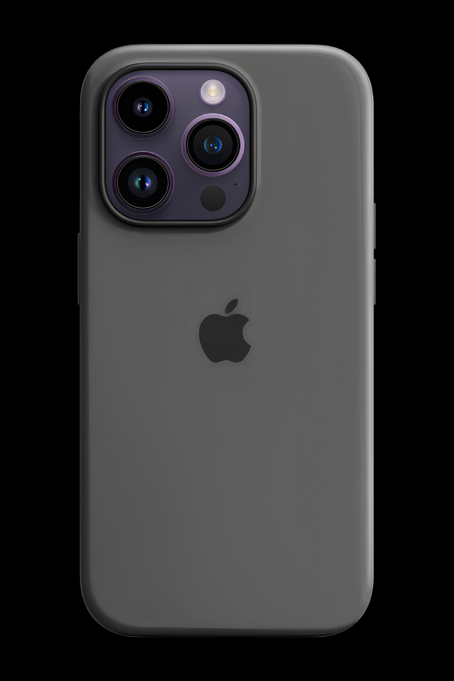 Apple Damgalı Düz Renk Kılıf