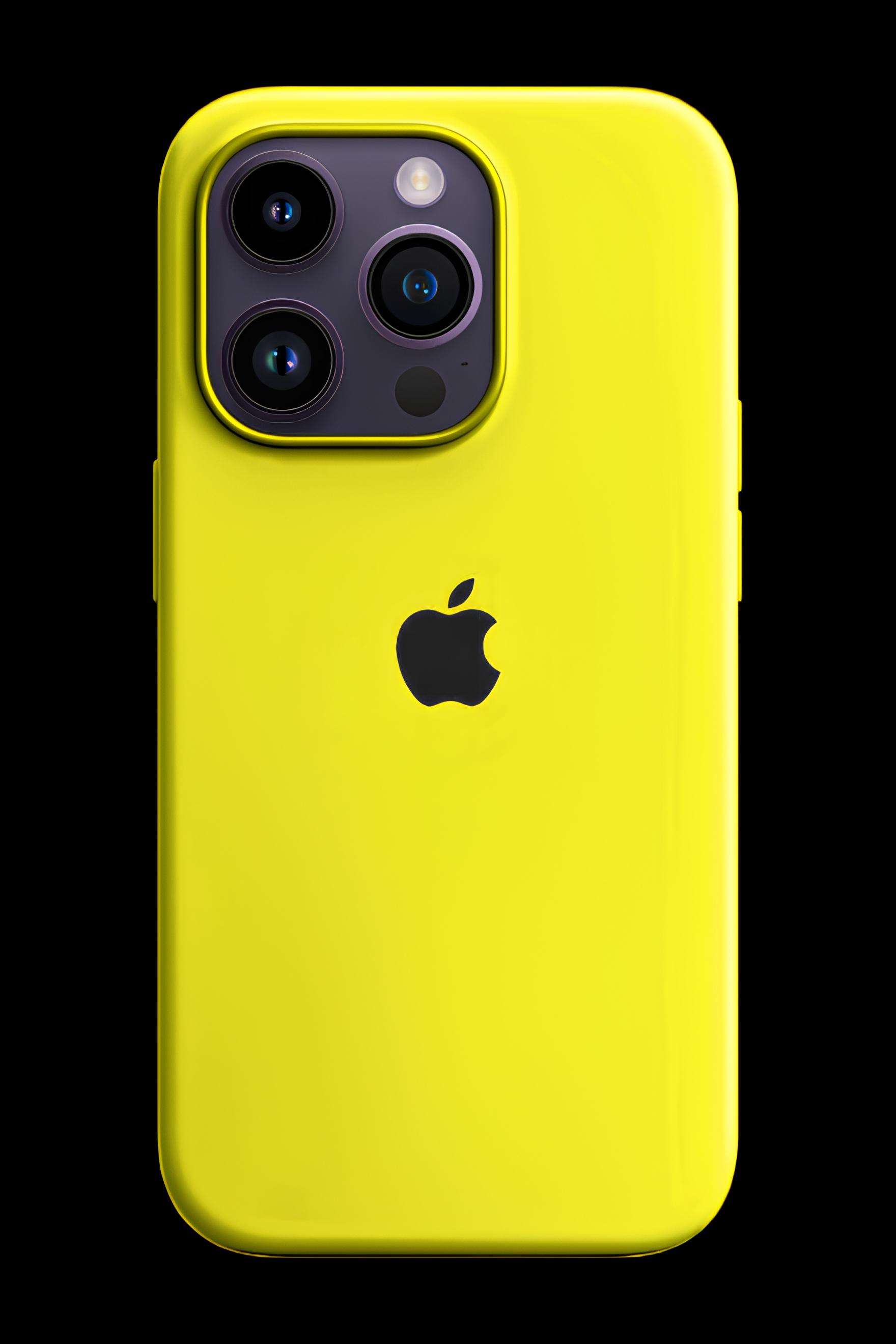 Apple Damgalı Düz Renk Kılıf