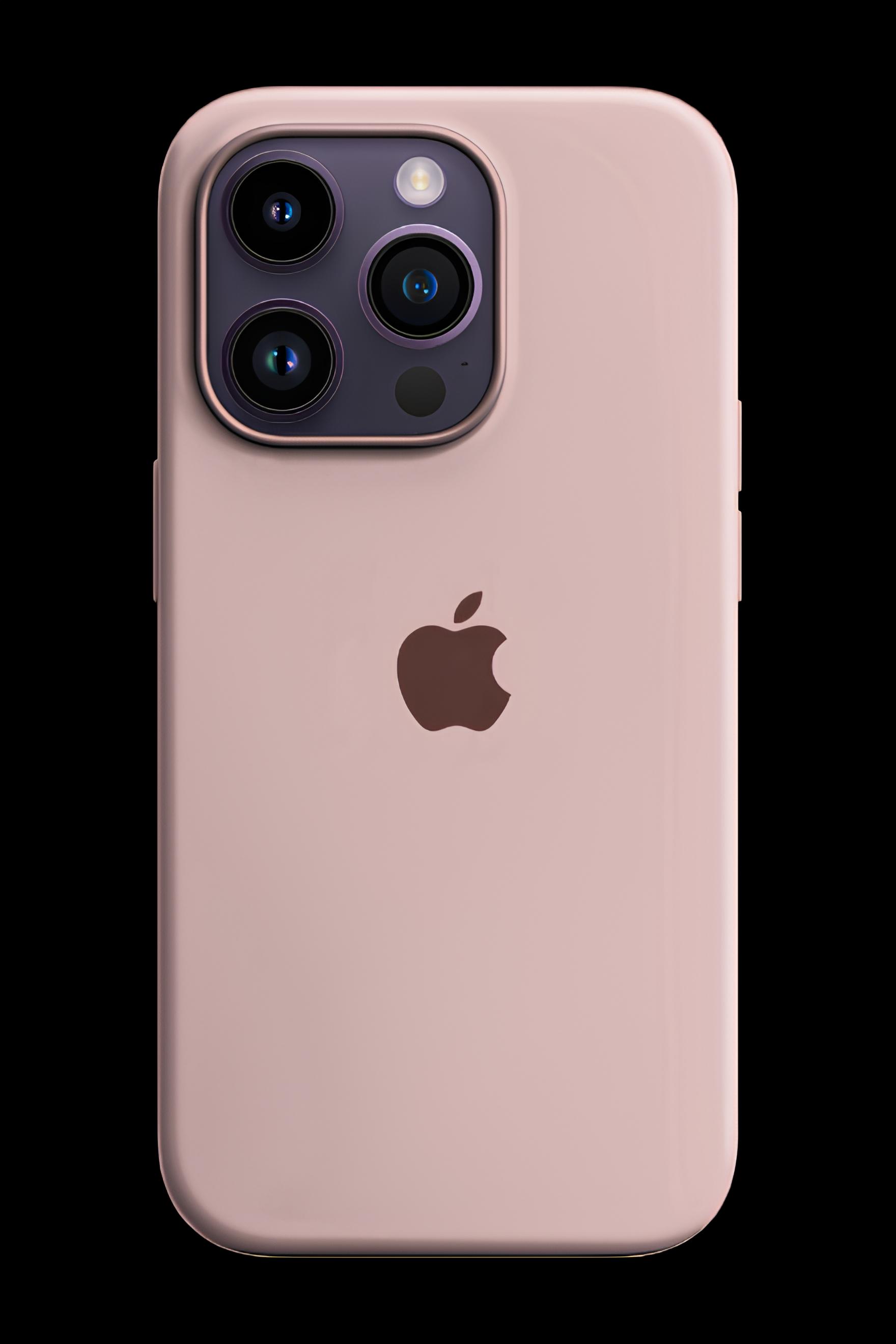 Apple Damgalı Düz Renk Kılıf