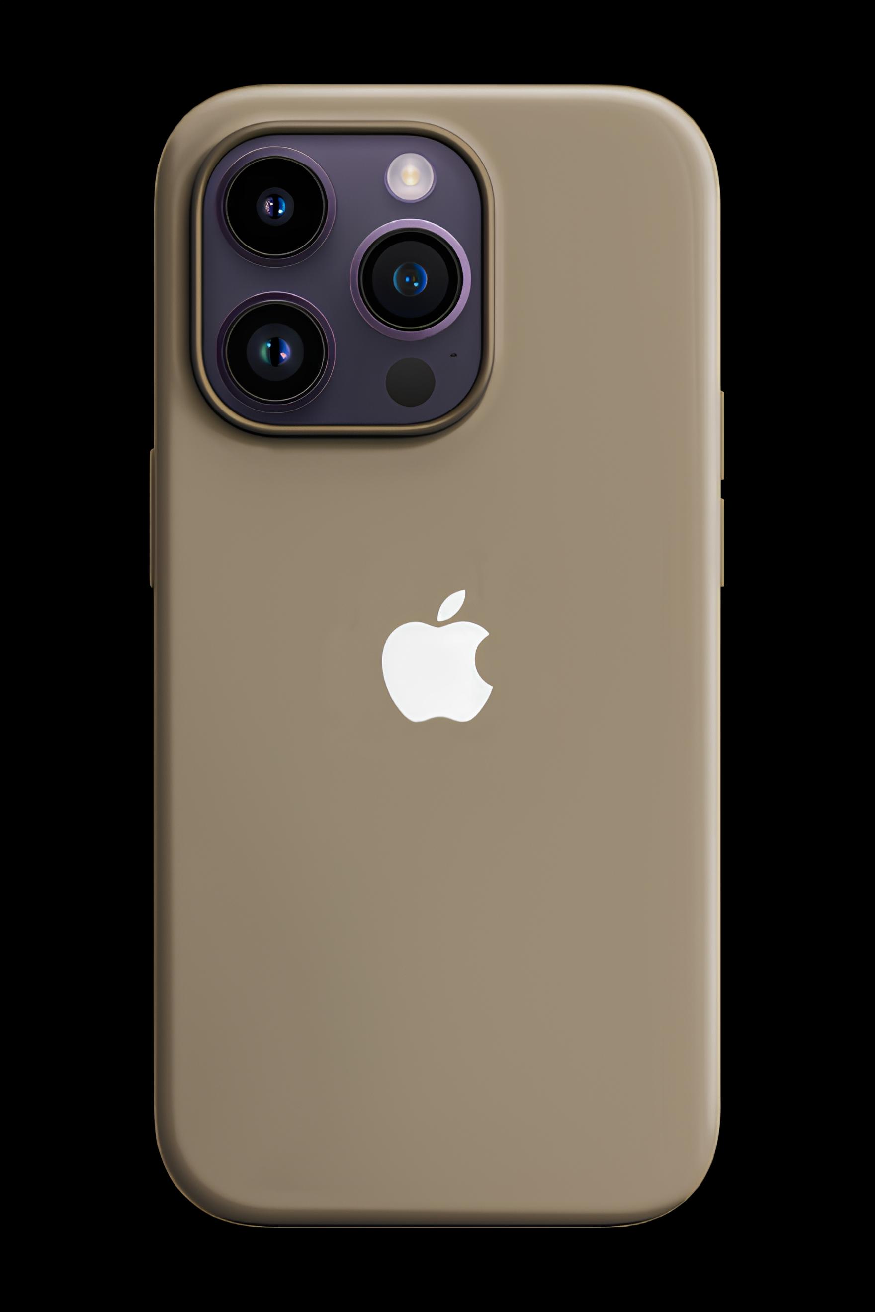 Apple Damgalı Düz Renk Kılıf