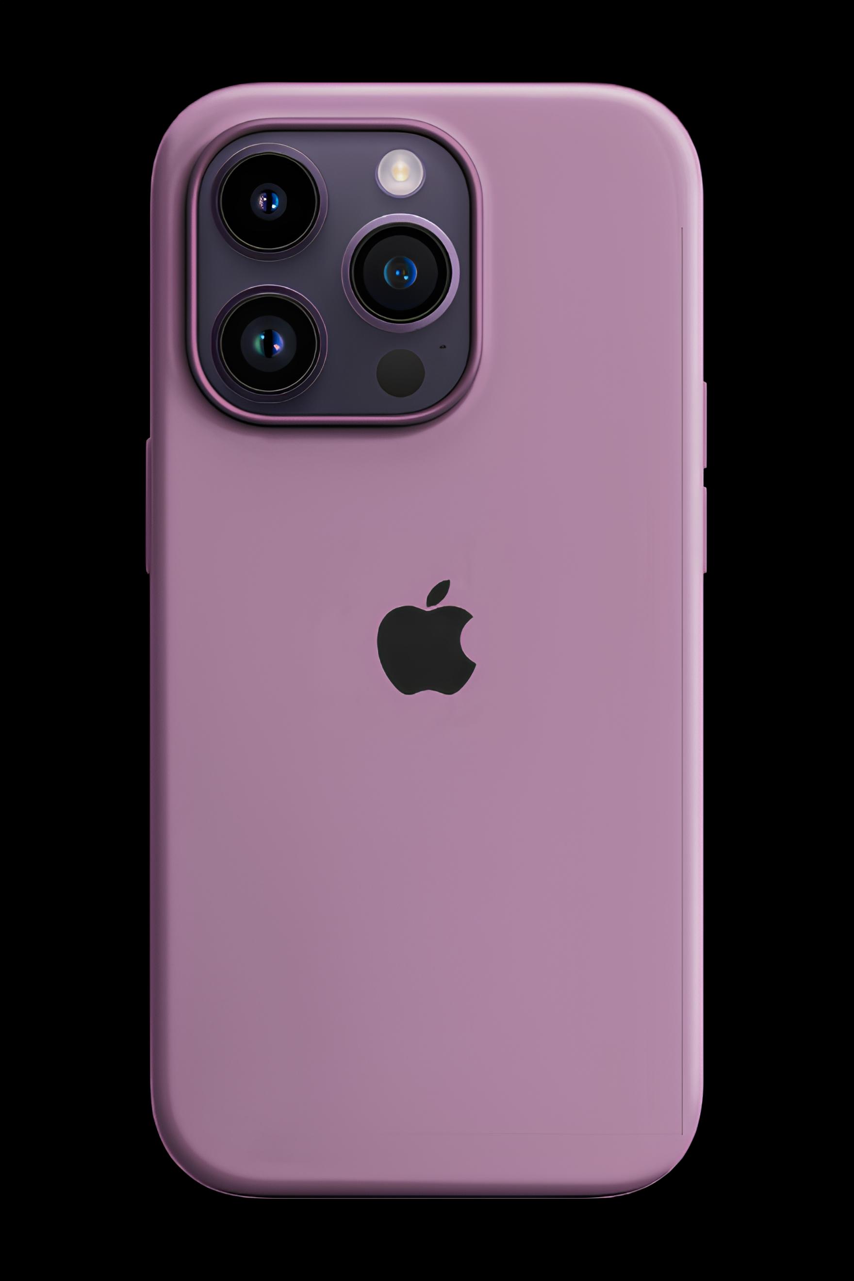 Apple Damgalı Düz Renk Kılıf