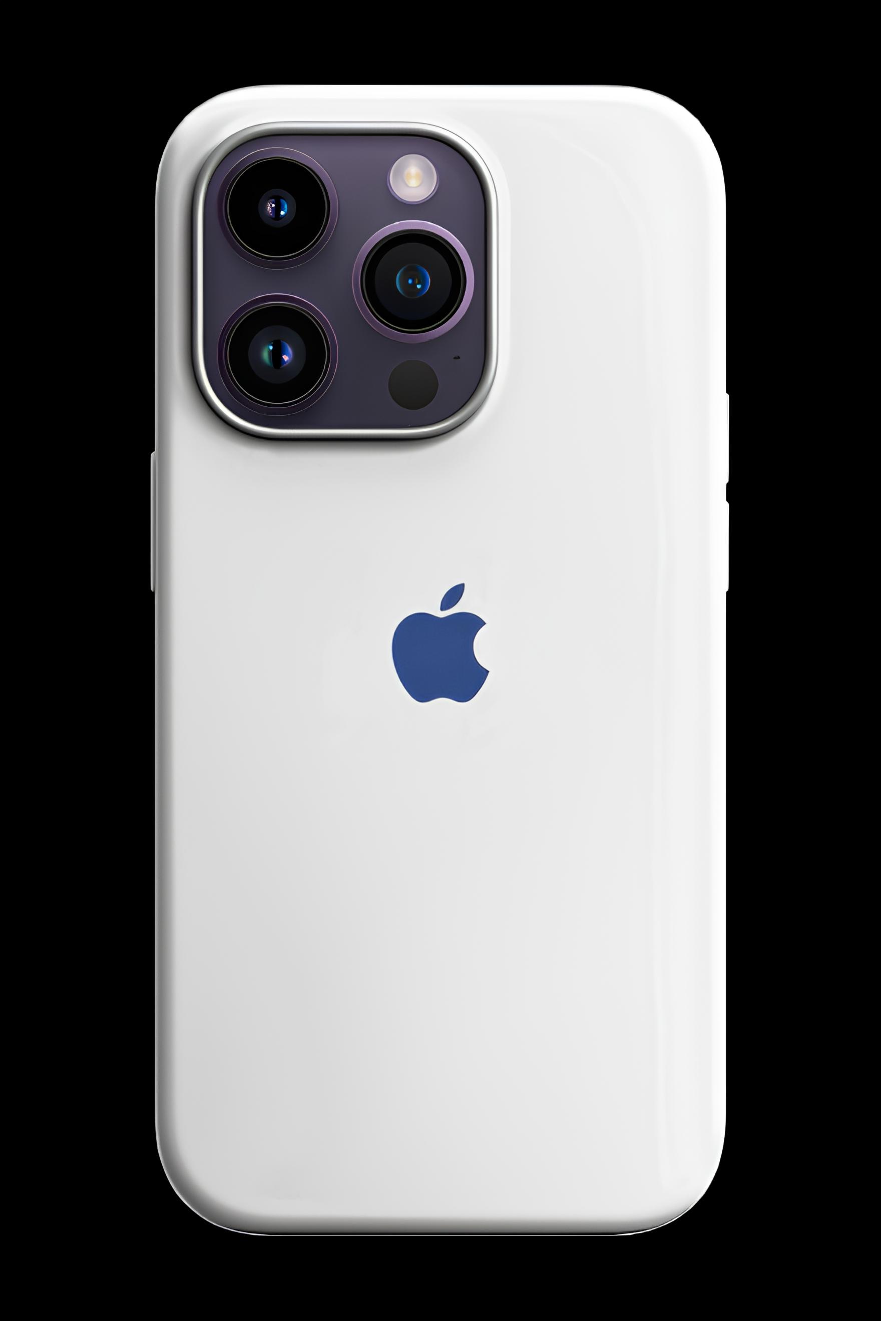 Apple Damgalı Düz Renk Kılıf