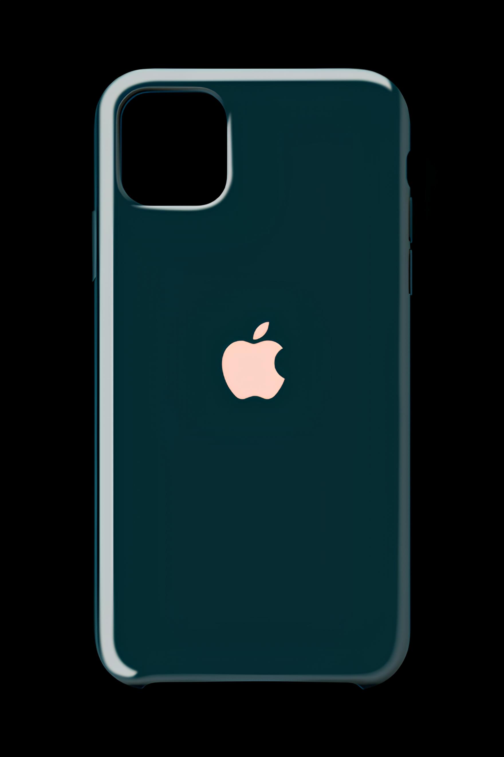 Apple Damgalı Düz Renk Kılıf