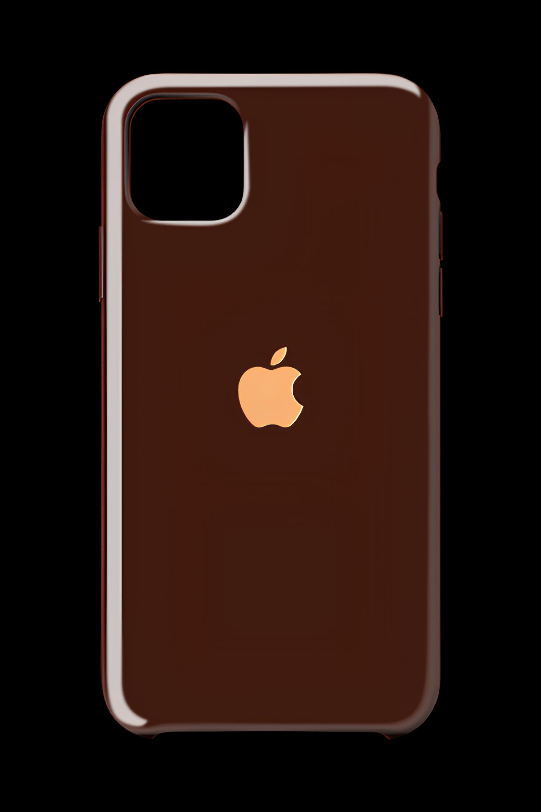 Apple Damgalı Düz Renk Kılıf