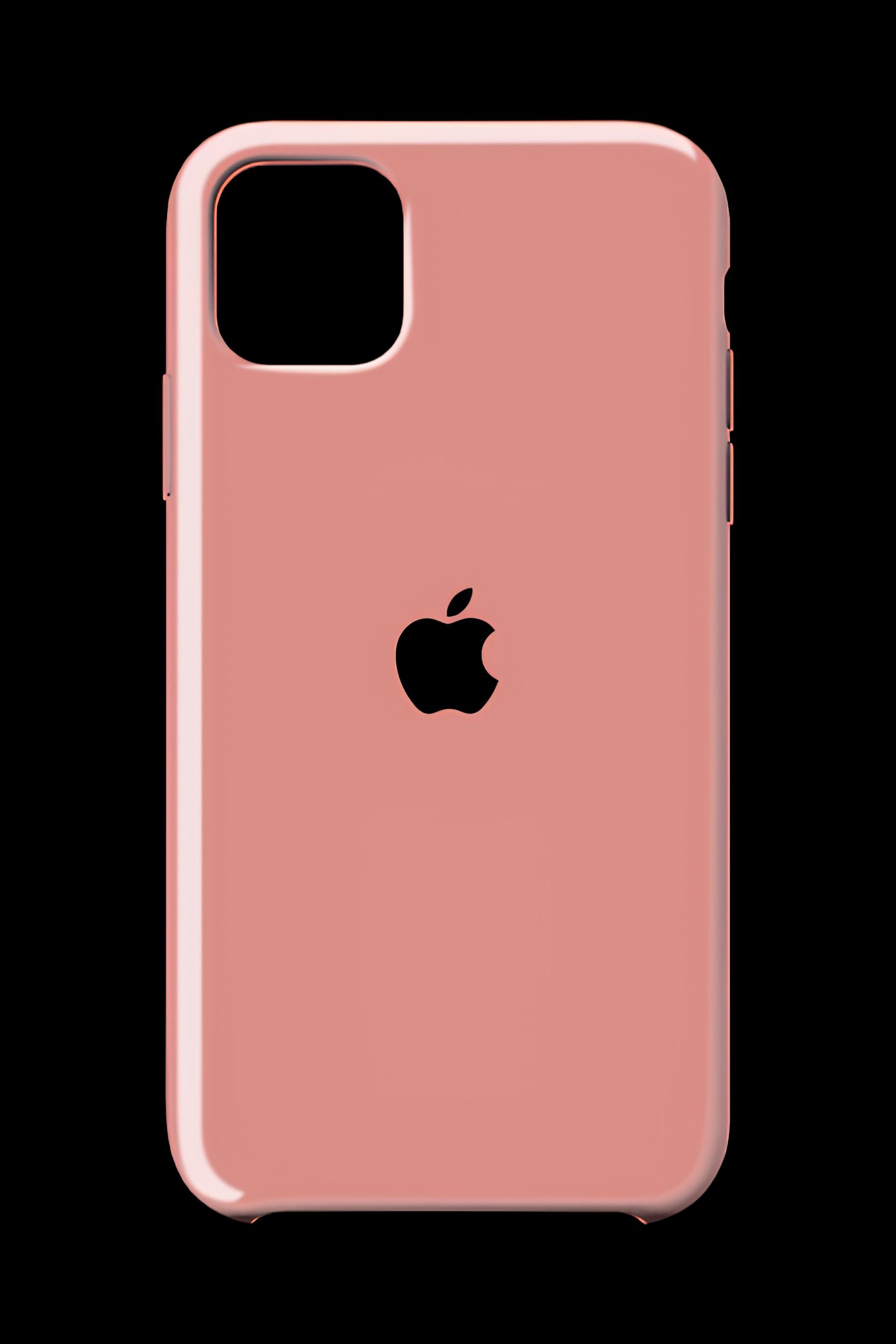 Apple Damgalı Düz Renk Kılıf