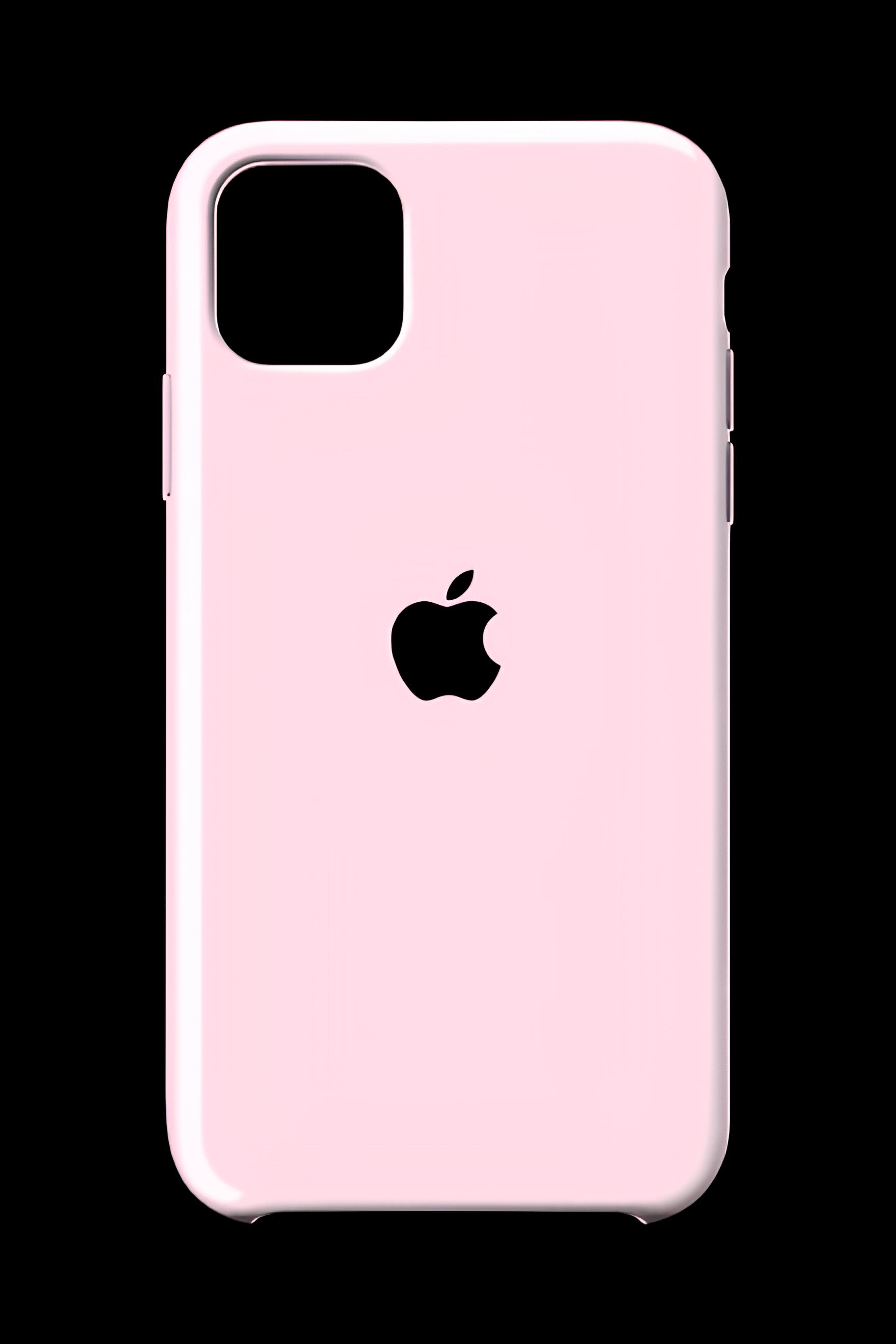 Apple Damgalı Düz Renk Kılıf
