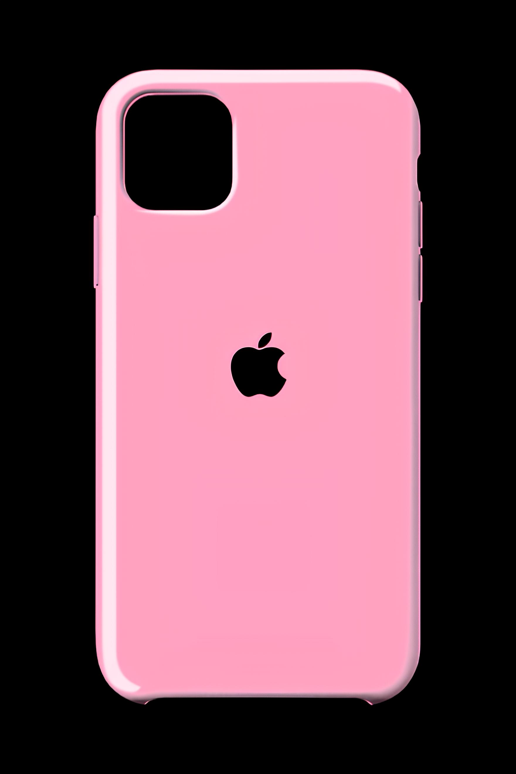 Apple Damgalı Düz Renk Kılıf