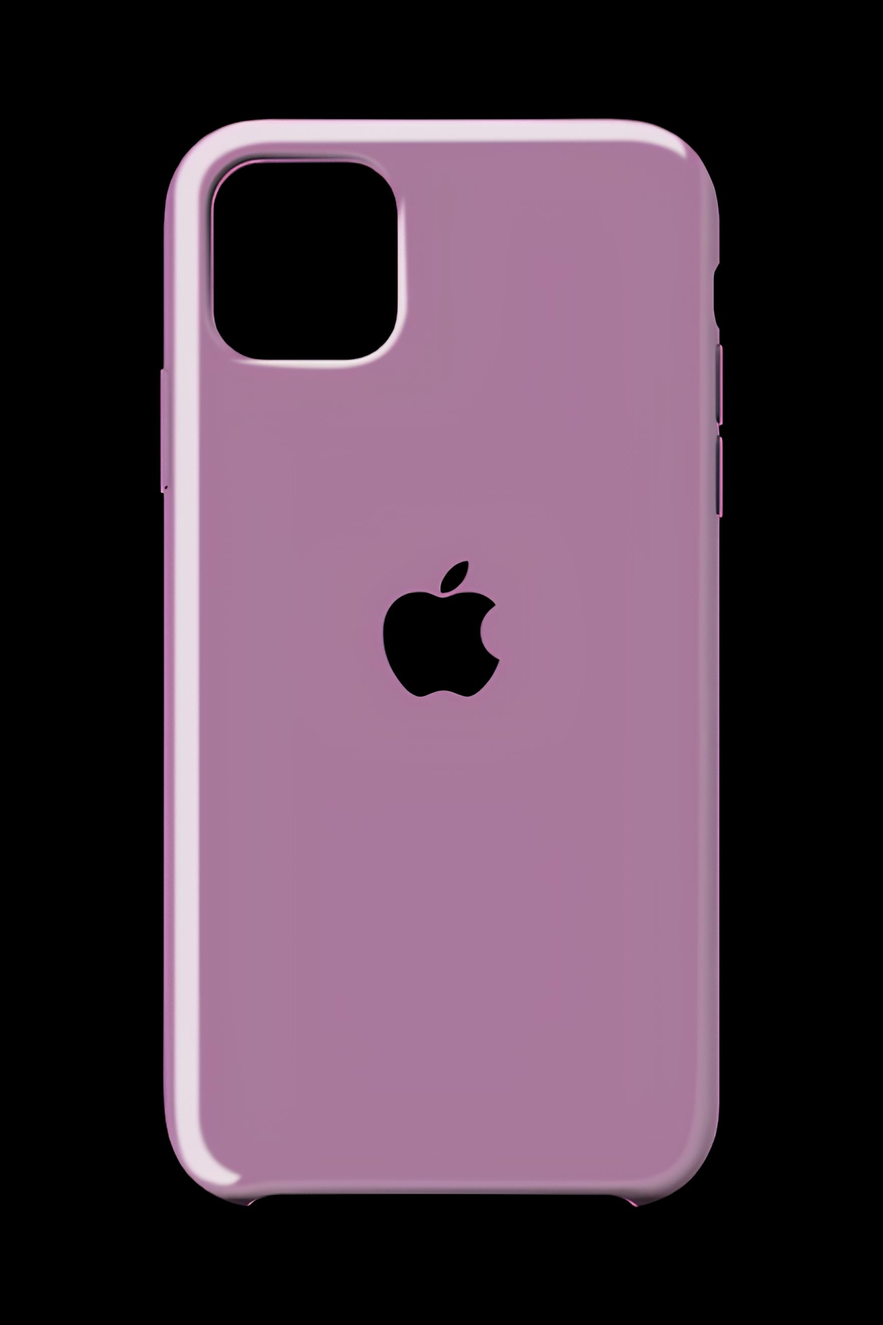 Apple Damgalı Düz Renk Kılıf