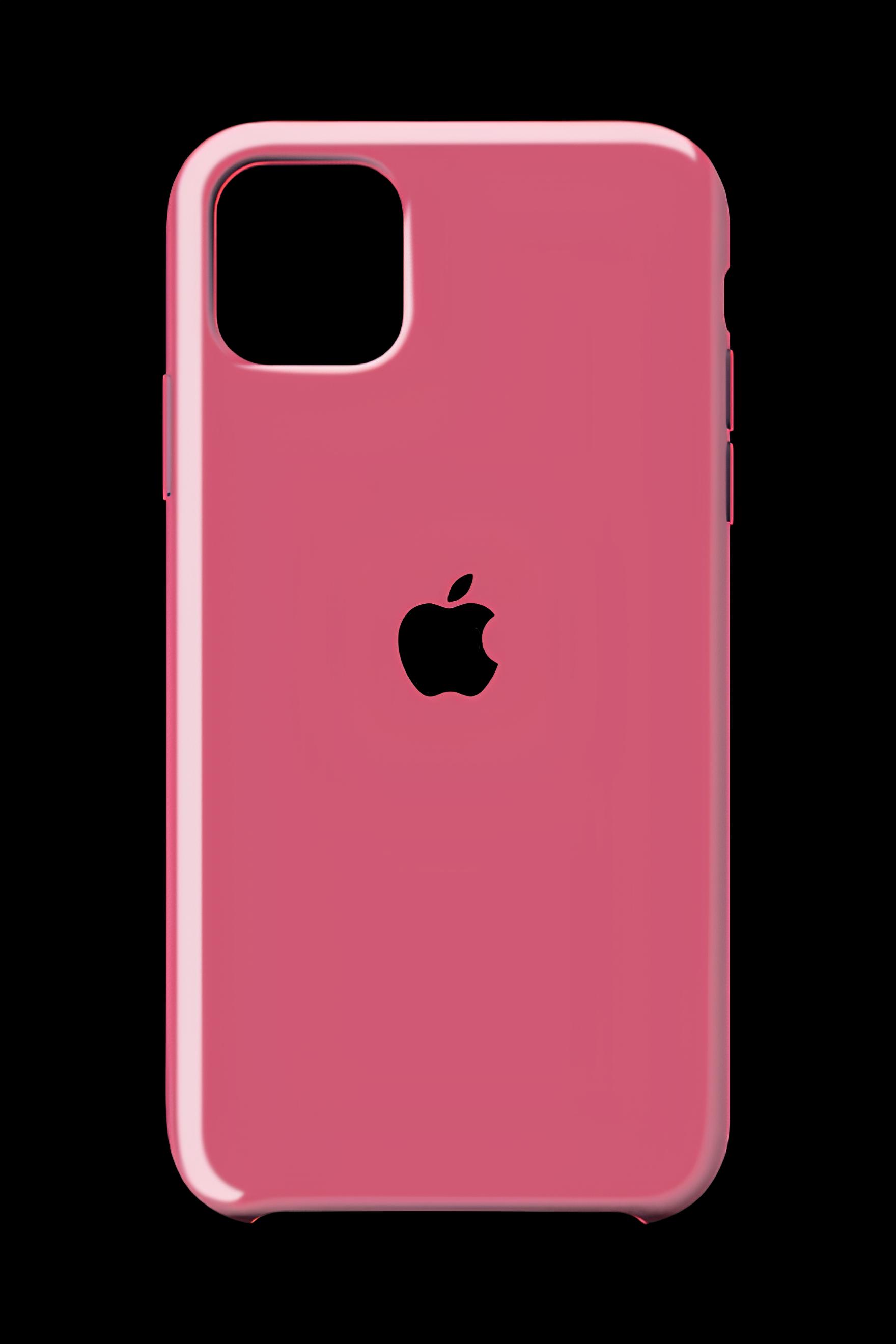 Apple Damgalı Düz Renk Kılıf